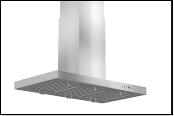 ZLINE 42 in. Convertible Vent Island Mount Range Hood in Stainless Steel (KE2i-42)