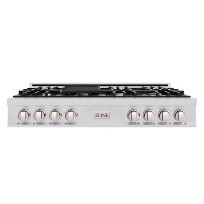 ZLINE Legacy Gas Rangetop Porcelain Cooktop in Stainless Steel. Available size 30, 36, 48 in