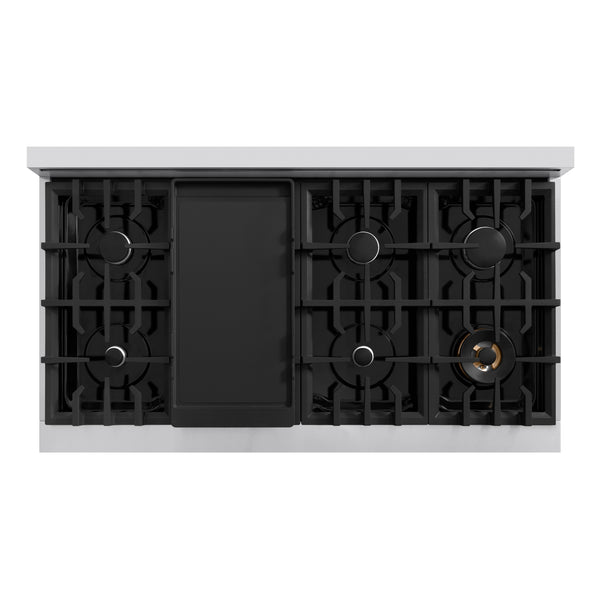 ZLINE Legacy Gas Rangetop Porcelain Cooktop in Stainless Steel. Available size 30, 36, 48 in