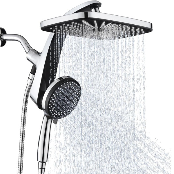 Rain Shower Head with Handheld Showerhead, 1.8GPM 460311
