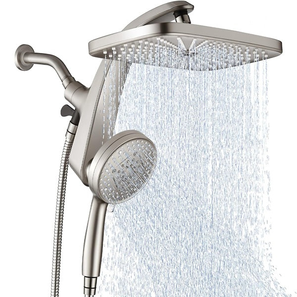 Rain Shower Head with Handheld Showerhead, 1.8GPM 460311