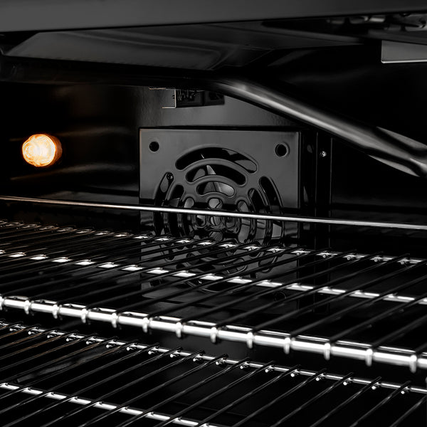 ZLINE 36 in. 5.2 cu. ft. Paramount Gas Range with 6 Burner Cooktop and Convection Gas Oven in Black Satin Stainless Steel (SGRBS-36)
