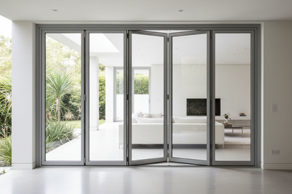Aluminum Folding Patio Door – 144″ wide - 5 panles