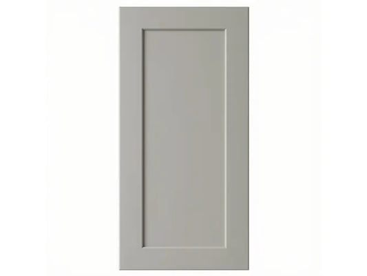 Framed Gray Shaker Cabinet