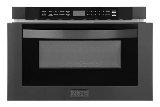 ZLINE MWD-1-BS 24" 1.2 CU.FT. MICROWAVE DRAWER IN BLACK STAINLESS STEEL