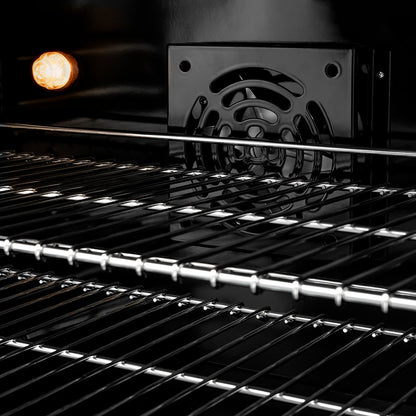 ZLINE Autograph Edition 30 in. 4.2 cu. ft. Paramount Gas Range with 4 Burner Cooktop and Convection Gas Oven in Stainless Steel and Polished Gold Accents