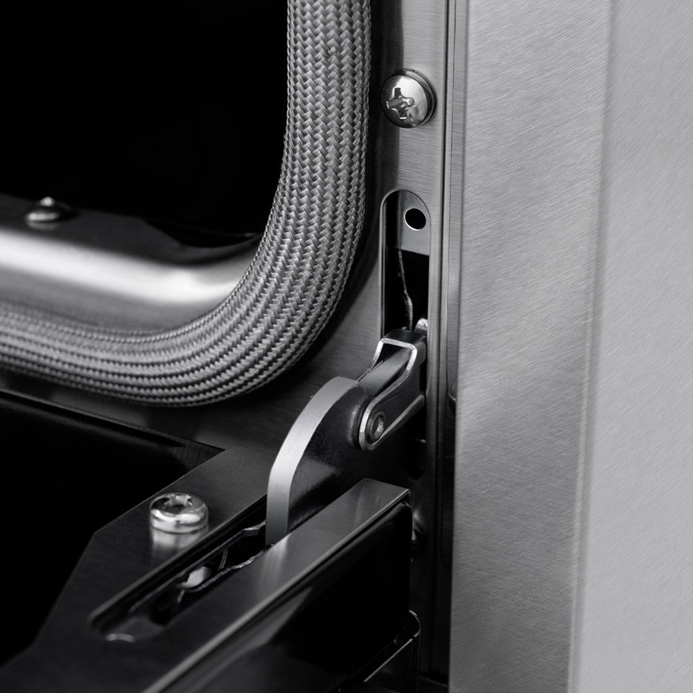 ZLINE Autograph Edition 30 in. 4.2 cu. ft. Paramount Gas Range with 4 Burner Cooktop and Convection Gas Oven in Stainless Steel and Polished Gold Accents