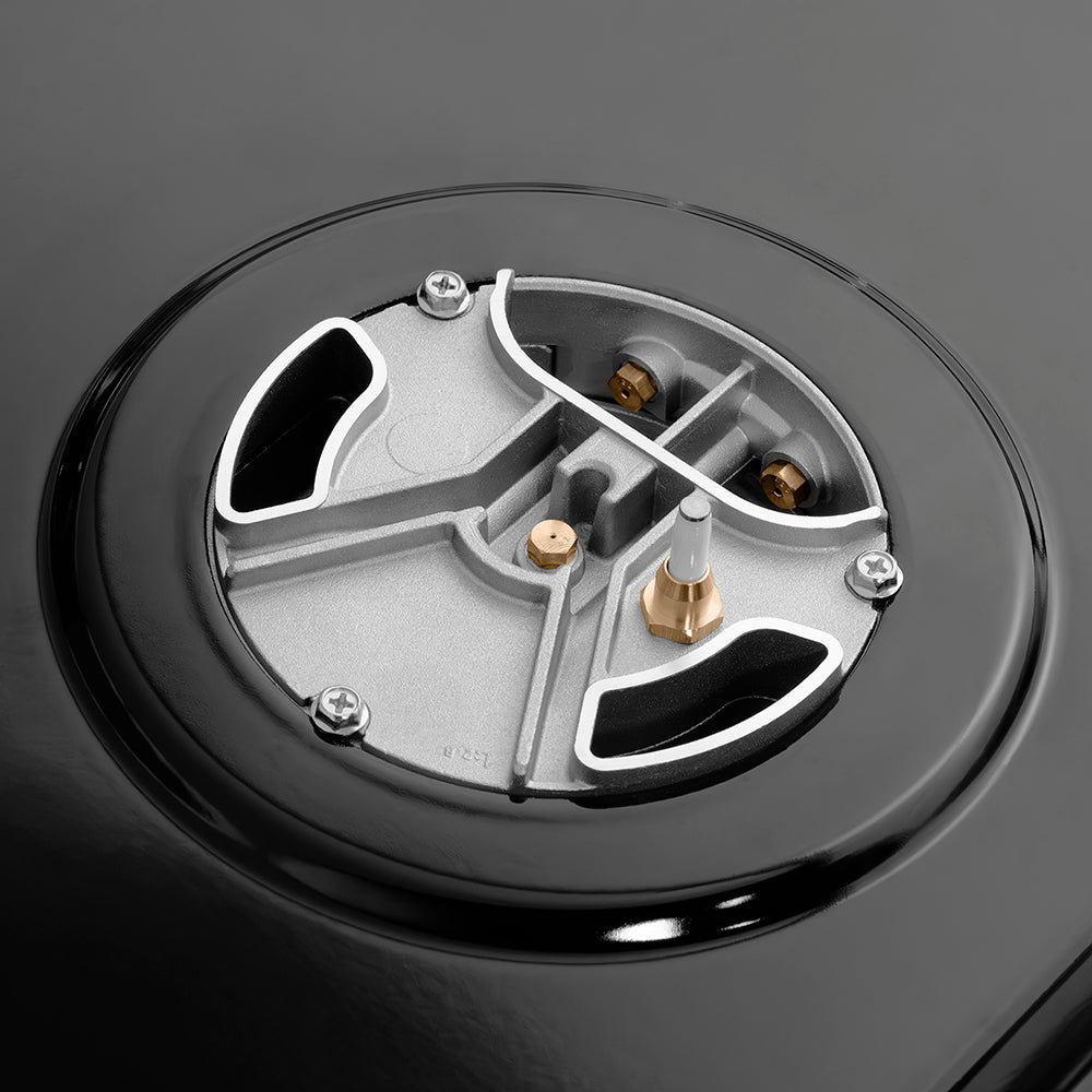 ZLINE Autograph Edition 30 in. 4.2 cu. ft. Paramount Gas Range with 4 Burner Cooktop and Convection Gas Oven in Stainless Steel and Polished Gold Accents