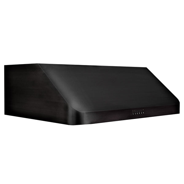 ZLINE 30 in. 600 CFM Ducted Under Cabinet Range Hood in Black Stainless Steel